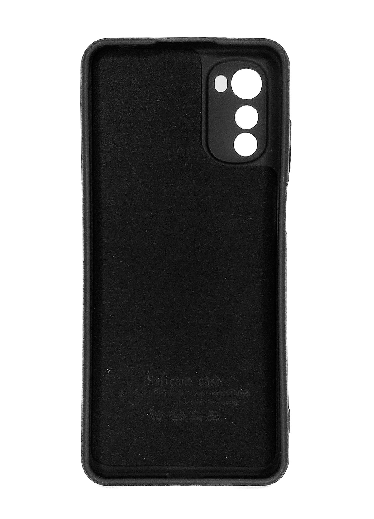Protectores para celular  para Motorola  MOTO E32 Funda de silicona con felpa Negro